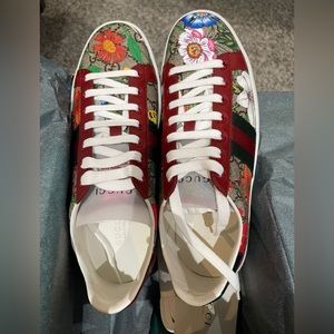 Authentic Gucci Ace Women’s Sneakers Floral